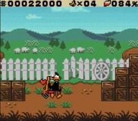 une photo d'Ã©cran de Daffy Duck - Un Tresor de Canard sur Nintendo Game Boy Color